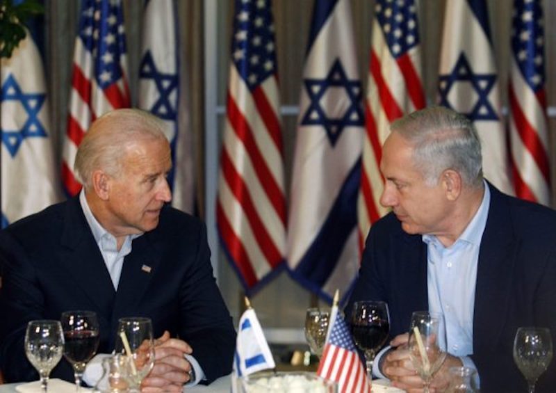 Click to enlarge Biden and Netanyahu