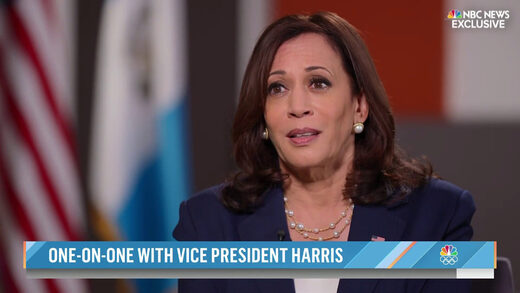 Click to enlarge harris interview disaster border nbc
