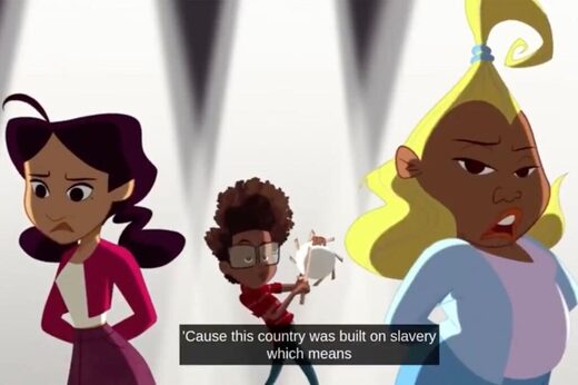 disney cartoon anti white racist