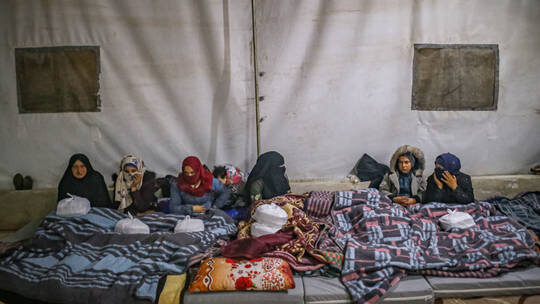 Syrian quake survivors