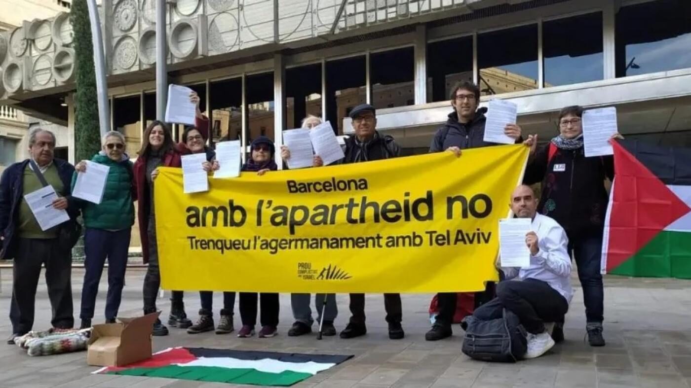 barcelona pro-palestinian activists
