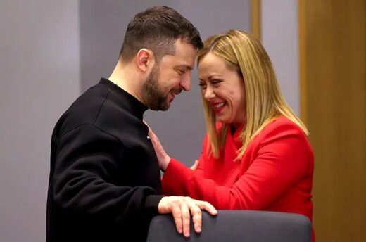 Click to enlarge Zelenskyy Meloni
