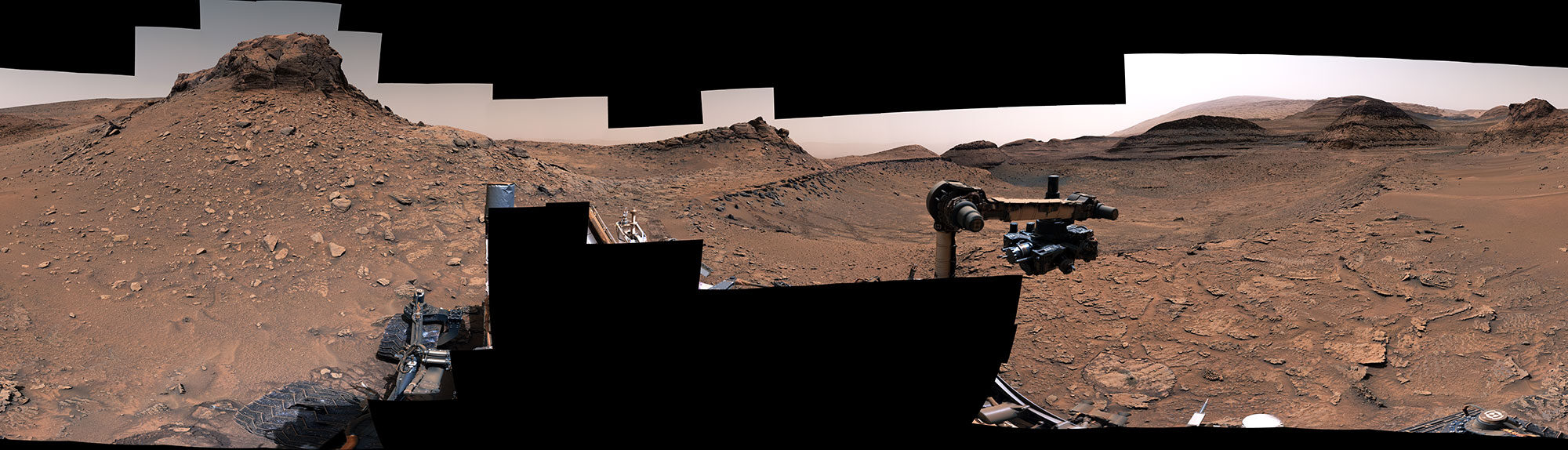 nasa curiosity mars landscape