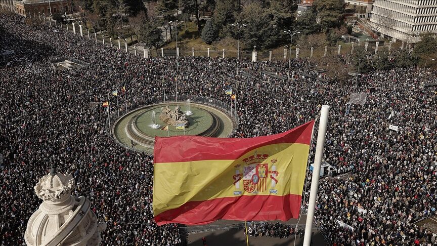 madrid protest