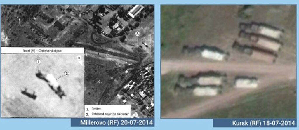 Click to enlarge us satellite photos MH17 ukraine