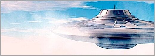 blue sky UFO