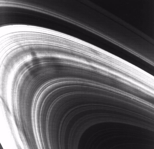 saturn mystery spokes rings voyager