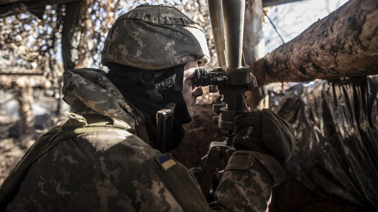 Ukrainian soldier