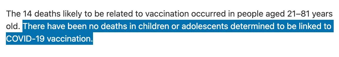 TGA Covid Vaccine Safety Report 3