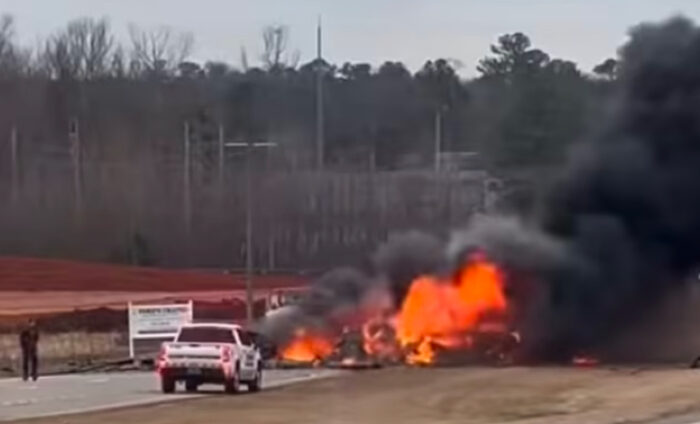 Click to enlarge fire wreck