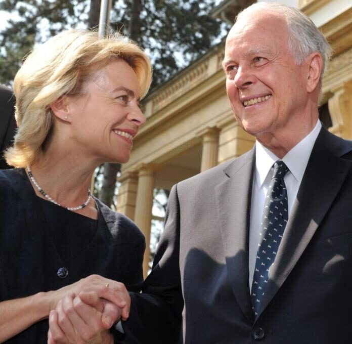 Click to enlarge ursula von der leyen father Ernst Albrecht