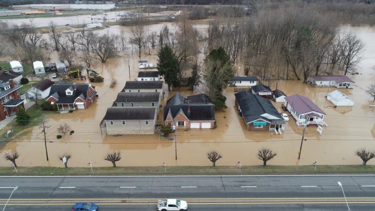 Click to enlarge Flooding in Milton, Cabell County, West Virgini