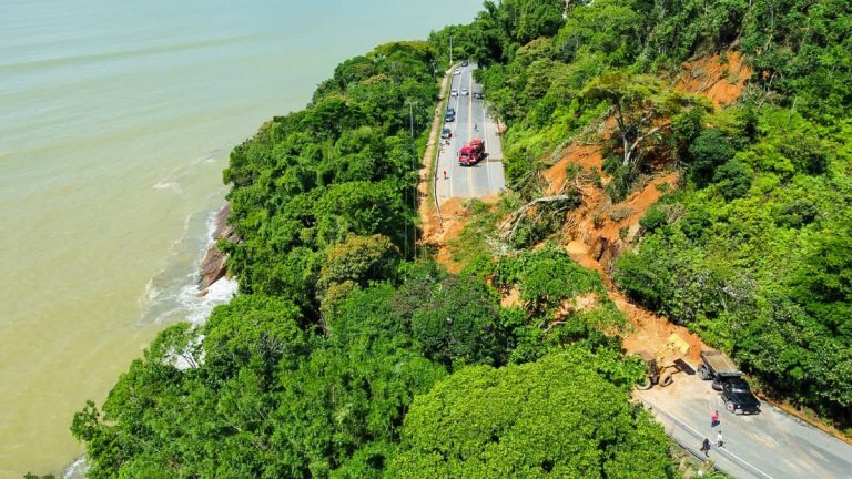 Landslide in Lagoinha, Brazil, February 2023.