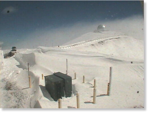 Keck Observatory on Mauna Kea on Feb. 19 at 11:46 a.m.