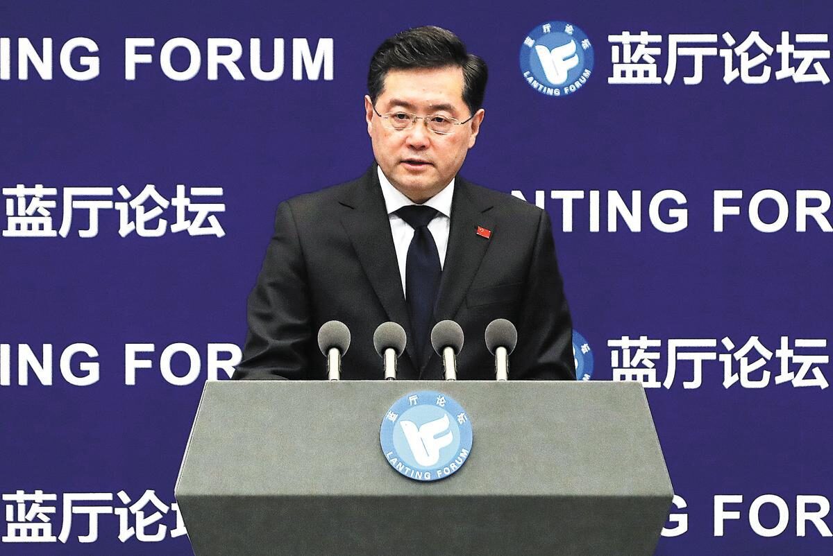 Click to enlarge china Foreign Minister Qin Gang
