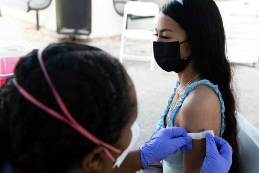 Click to enlarge vaccine young girl vaccinated