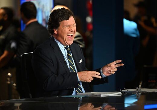 tucker carlson laugh