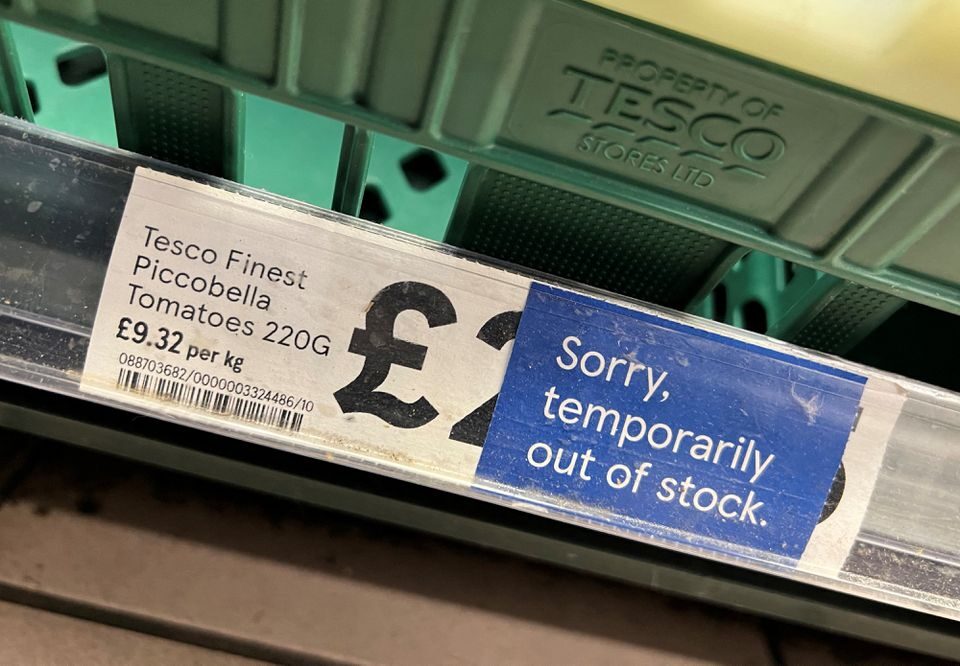 Click to enlarge food shortages bare shelves