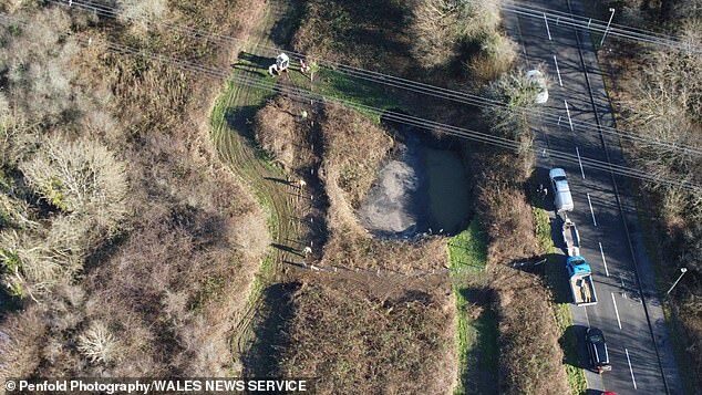 sinkhole wales