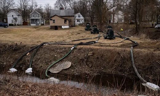Click to enlarge ohio train derailment clean up chemicals