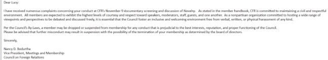 Click to enlarge Nancy Bodurtha, Council on Foreign Relations