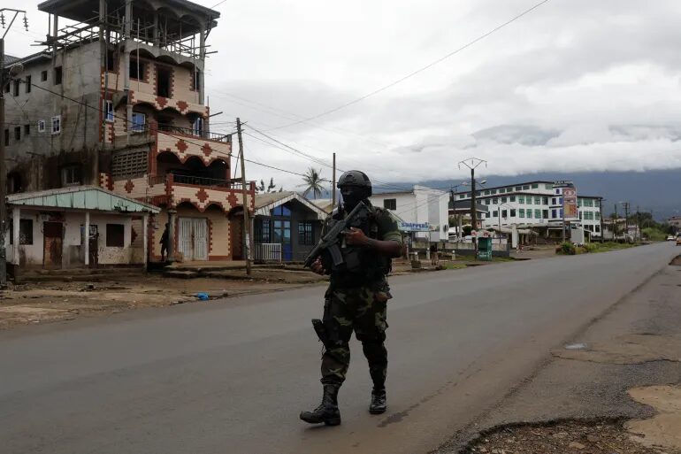 Click to enlarge The attacks in the town of Buea in the Anglophone Southwest region of Cameroon