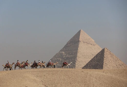 Click to enlarge giza pyramids
