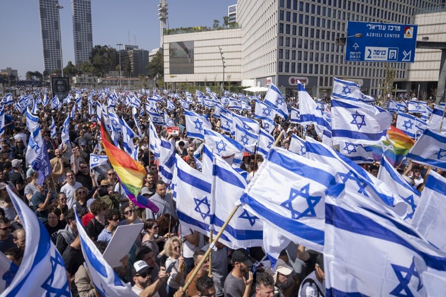 Click to enlarge israel protest 2023