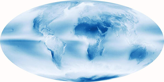 Cloud cover earth