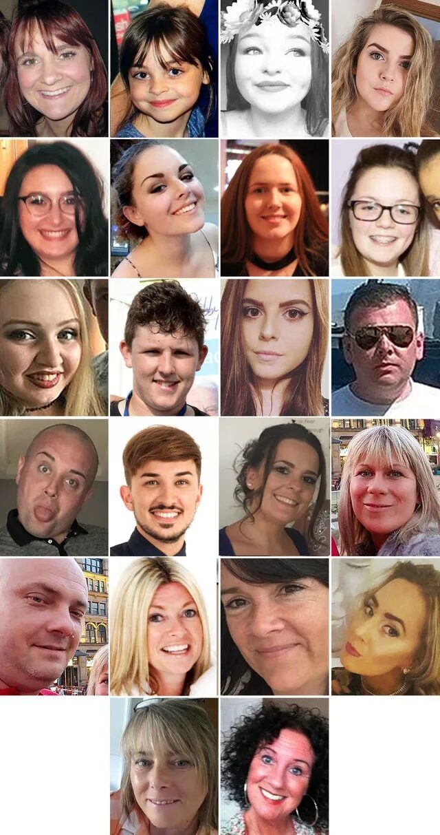 Click to enlarge ariana grand concert victims