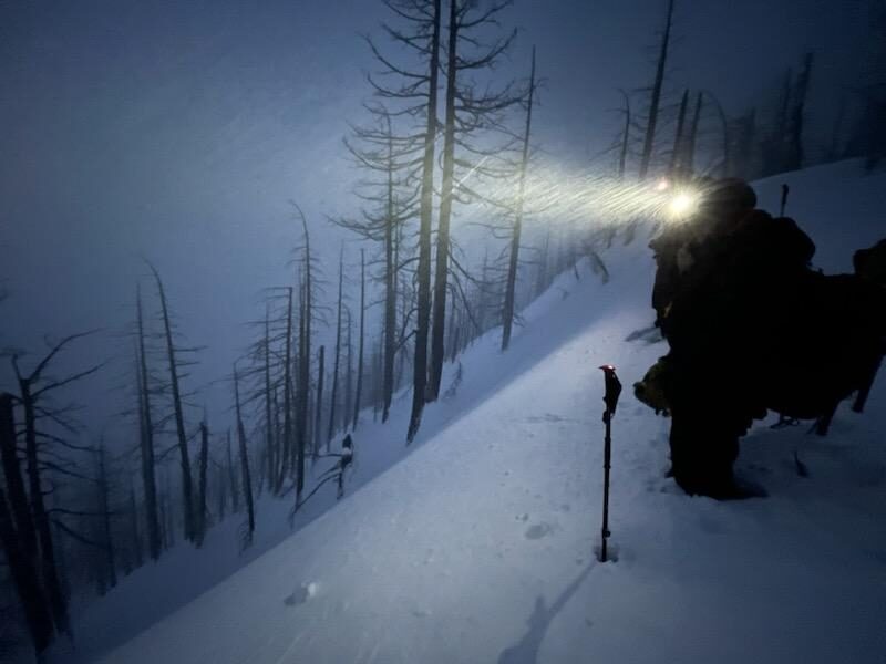 Click to enlarge Rescue teams on the scene at Black Crater,