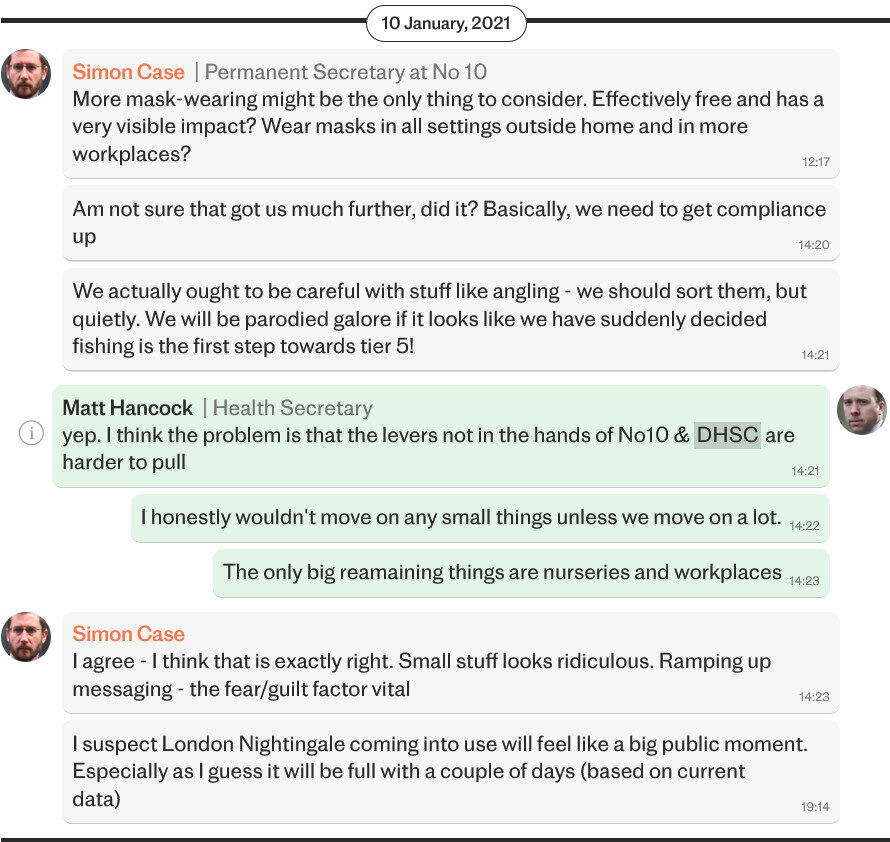 Click to enlarge Matt Hancock whatsapp 5