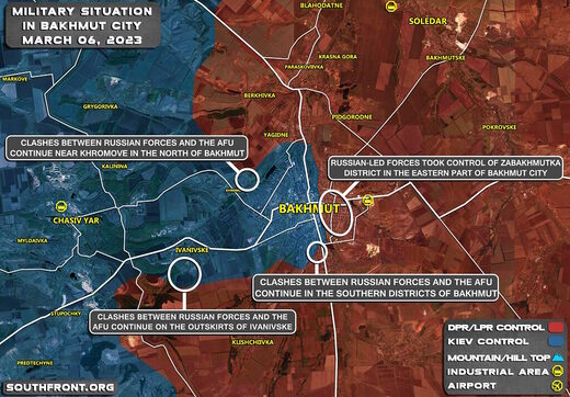 march 6 military situation bakhmut