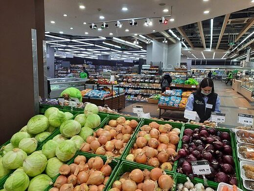food market in Perm Russia