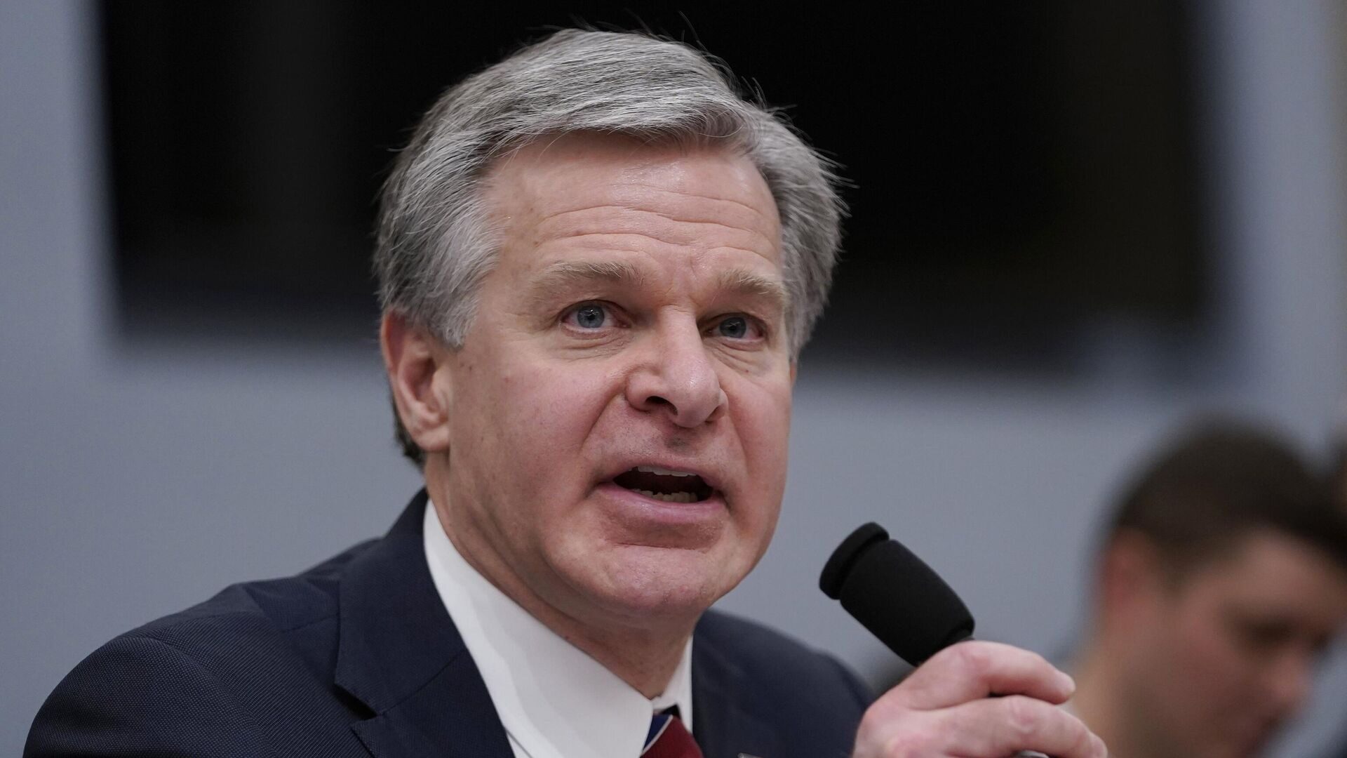 Click to enlarge Christopher Wray