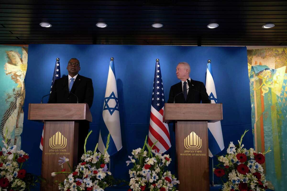 Click to enlarge Lloyd Austin Yoav Gallant israel