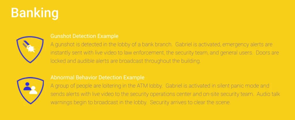 Click to enlarge Banking security detection