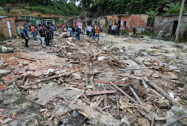 After the landslide in the Jorge Teixeira neighbourhood of Manaus, Brazil, March 2023.