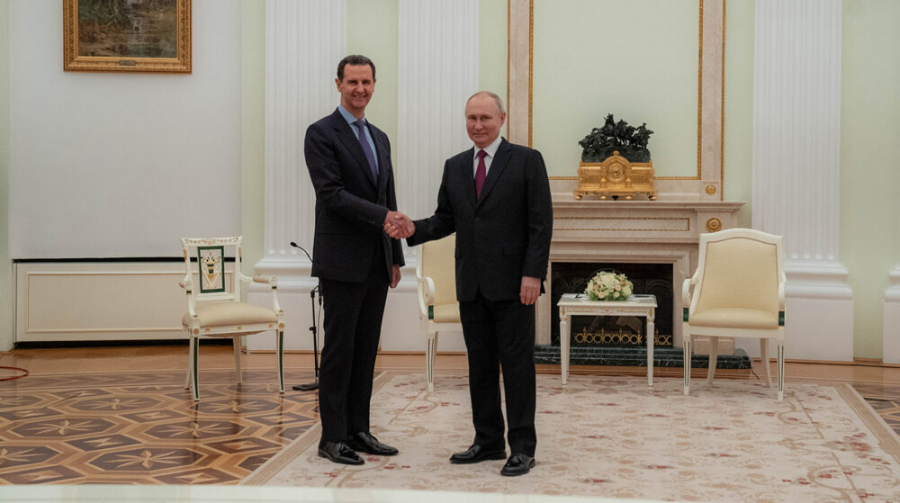 Putin Bashar al-Assad