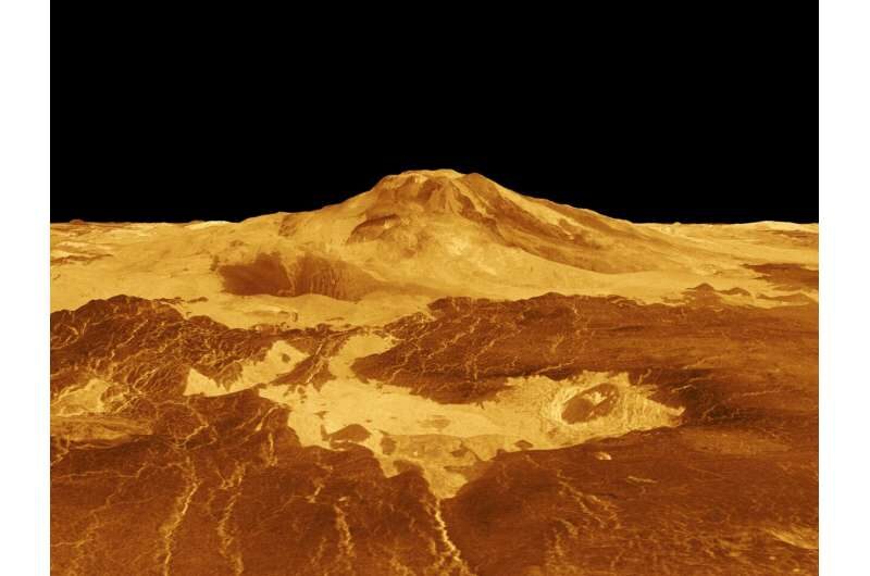 simulation venus volcano