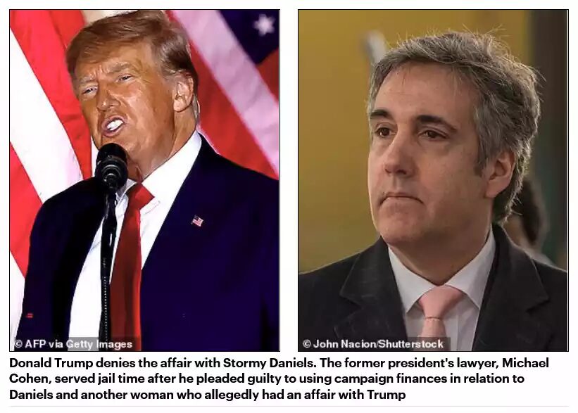 Donald Trump Michael Cohen