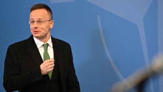 Click to enlarge Hungarian politician Peter Szijjart
