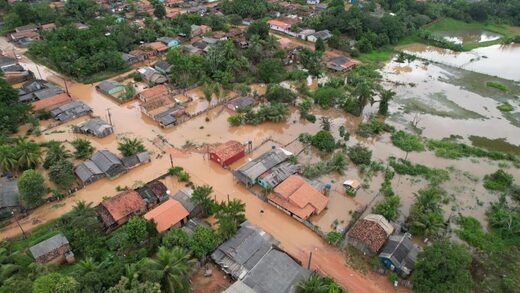 Brazil  -  Hundreds displaced after floods in northern states