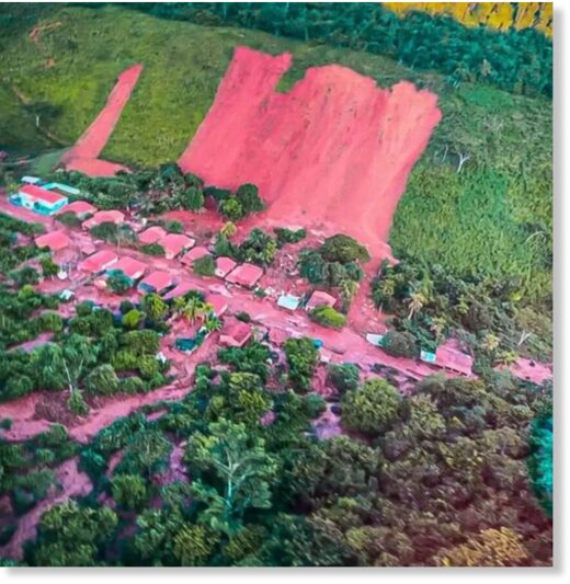 Landslide in Maranhão, Brazil, March 2023.