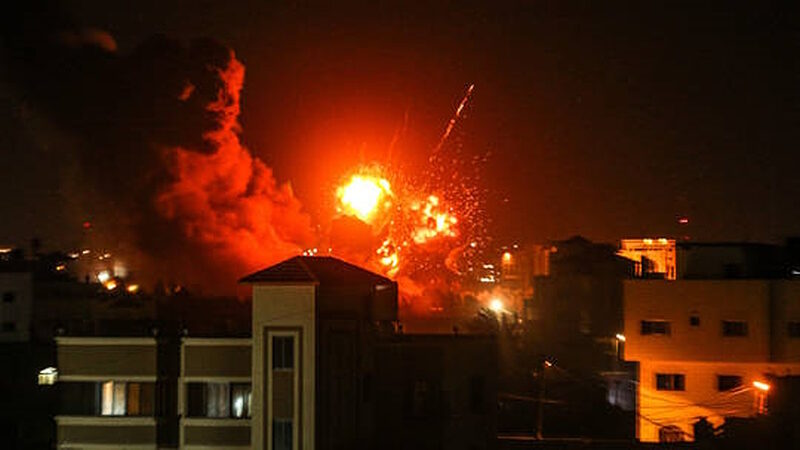 Click to enlarge IDF gaza airstrike israel