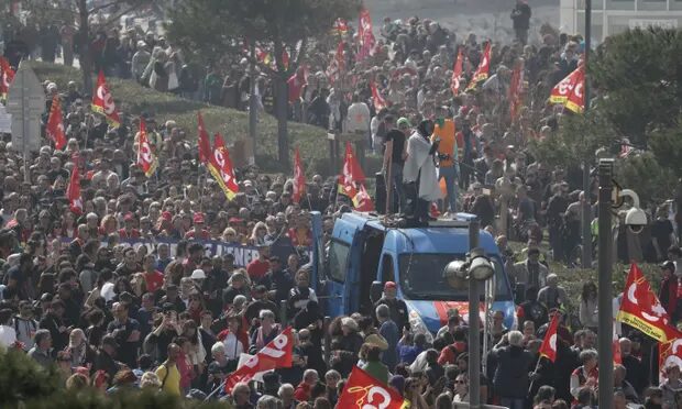 Click to enlarge Marseille protest