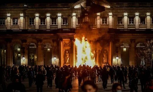 Bordeaux fire