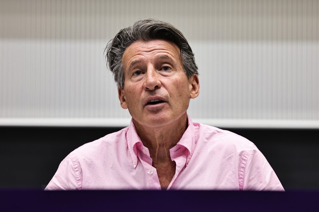 Click to enlarge Sebastian Coe, World Athletics President