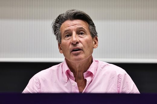 Click to enlarge Sebastian Coe, World Athletics President
