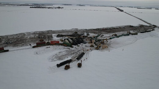 rain derailment near Wyndmere, ND.
